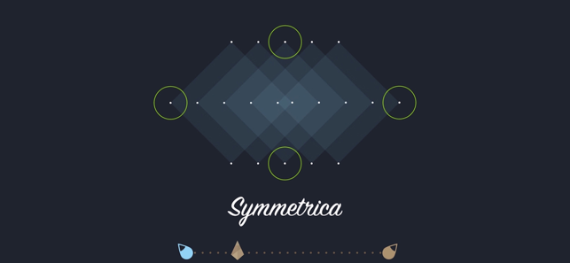 Symmetrica - Minimalistic game Screenshot