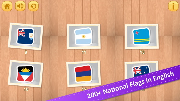 Jigsaw Puzzle National Flag AB screenshot-3