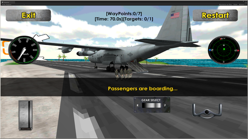 Flight Simulator Transporter Airplane Games official gameplay screenshot 7