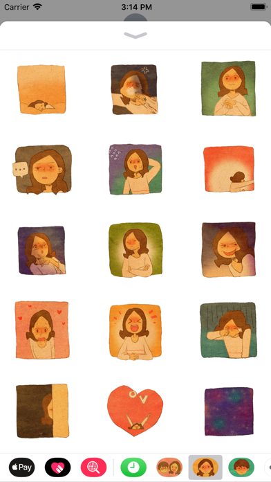Puuung Animated Stickers: She screenshot 3