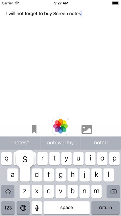 Screen notes screenshot 3
