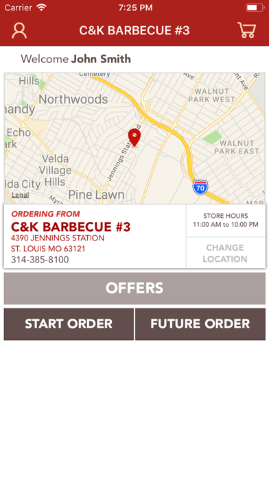 How to cancel & delete C & K Barbecue from iphone & ipad 2