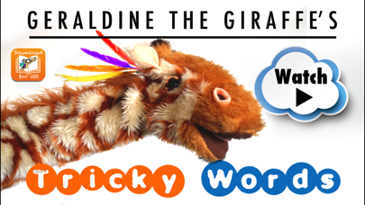 Screenshot #1 pour Tricky Words with Geraldine the Giraffe