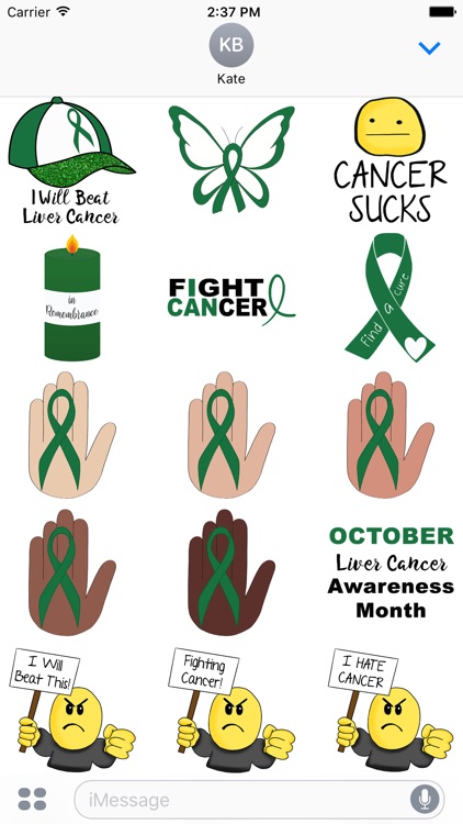 Liver Cancer Stickers