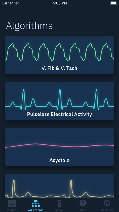 ACLS Rhythms and Quiz Screenshot