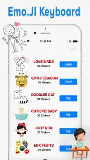 emoji keyboard - chat stickers iphone screenshot 2