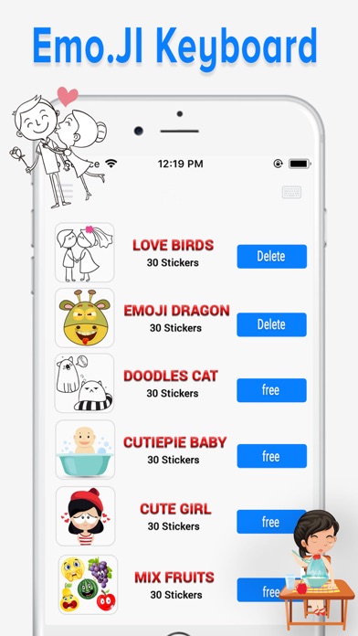 Screenshot #2 pour Emoji Keyboard - Autocollants