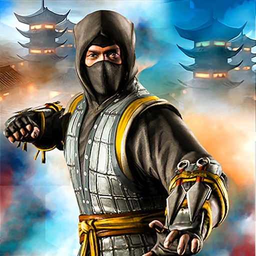 Ninja Warrior Samurai Fight Icon