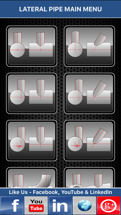 Lateral Pipe Calculator Screenshot