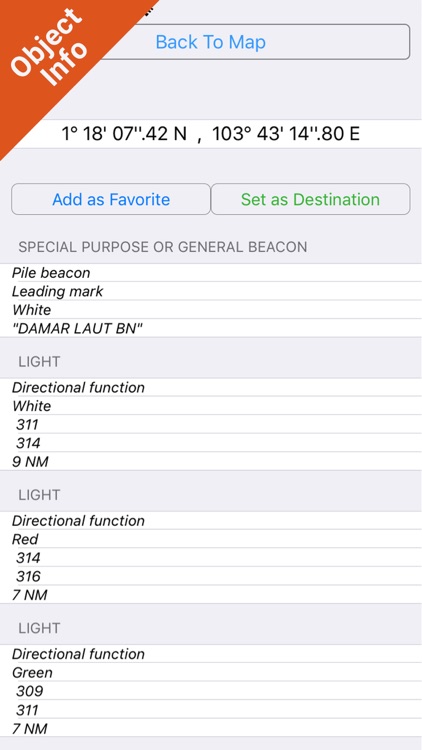 Singapore - GPS charts offline maps Navigator