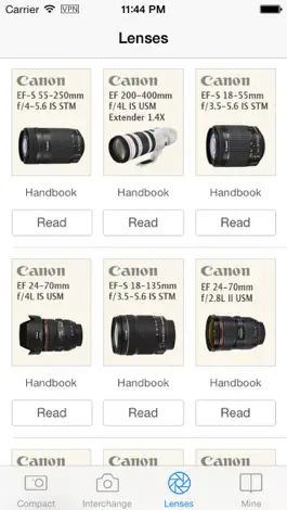Game screenshot Canon Camera Handbooks hack