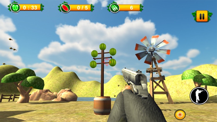 Watermelon Shooting Fruit Game screenshot-4