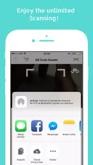 qr code - barcode scanner free iPhone Captures Décran 3