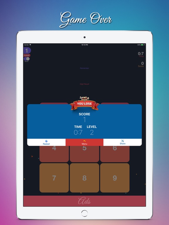 Screenshot #6 pour Digit Recall