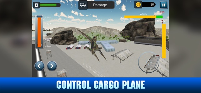 Cargo Army Plane Flight Sim 3D(圖2)-速報App