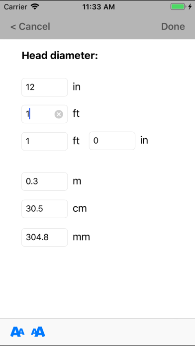 BarrelCalc Screenshot