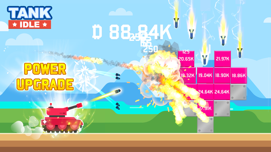 #1. Idle Tank vs. Blocks (iOS) 由: LIHUHU PTE. LTD.