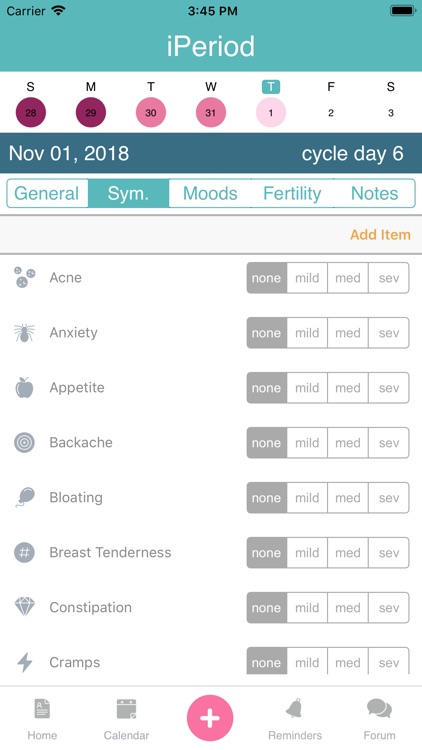iPeriod Period Tracker + screenshot-4