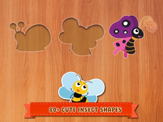 Screenshot #6 pour Fun Insect Shape Blocks Puzzle