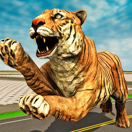 Wild Tiger Beast City Attack