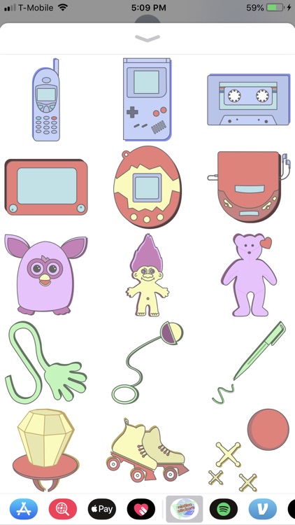 90s Theme Sticker Pack