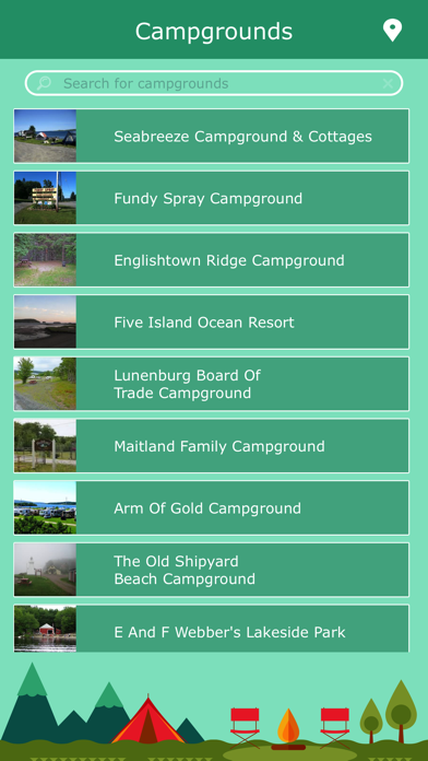 Nova Scotia Campgrounds screenshot 2