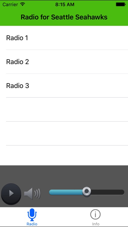 Radio for Seattle Seahawks