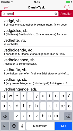 Gyldendal's German Danish Dictionary - Large(圖2)-速報App