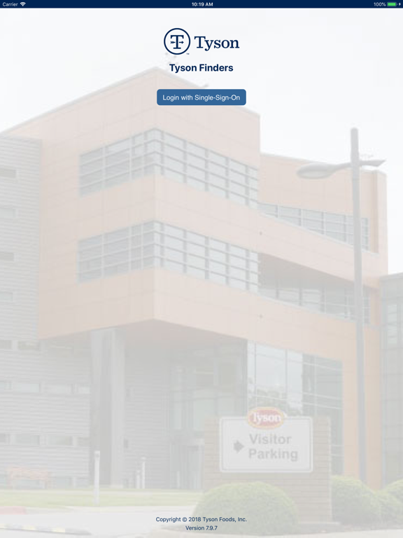 Tyson Finders iPad screenshot 1 - Business app