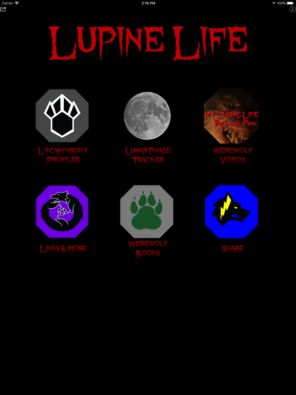 Lupine Life iPad screenshot 5 - Entertainment app
