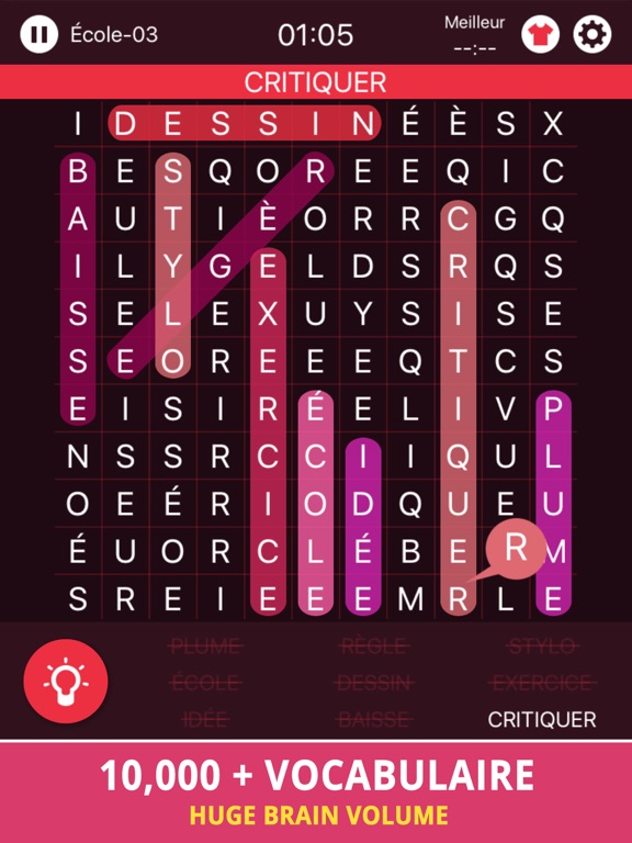 Screenshot #5 pour Mots cachés - mêlés