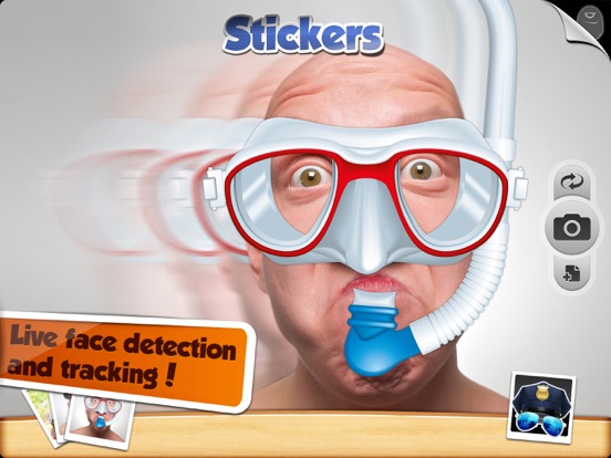 Stickers Lite iPad screenshot 1 - Photo & Video app