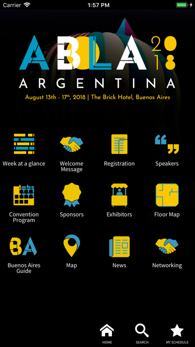 ABLA 2018 app screenshot