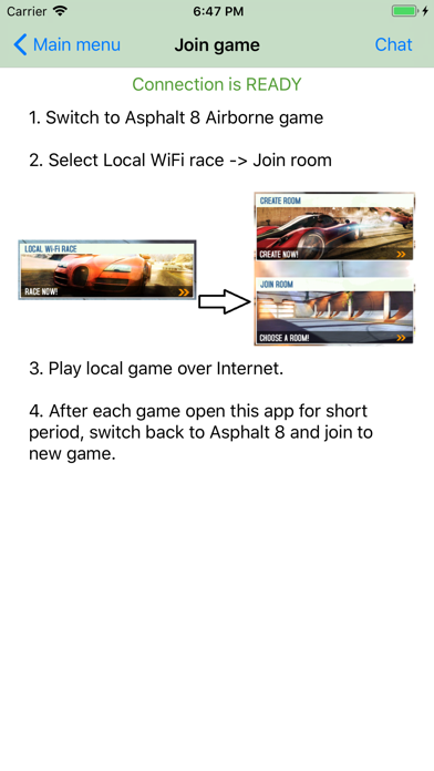 Open Game Network Asphalt 8 edition screenshot 3