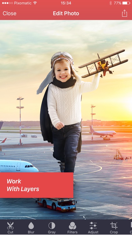 Pixomatic - layer based photo editor screenshot-4