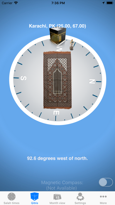 Screenshot #3 pour Salah Clock, Prayer & Qibla