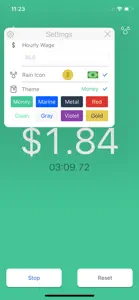 Worth - Hourly Wage Timer screenshot #1 for iPhone