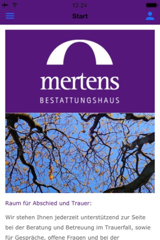 Mertens Bestattungshaus screenshot 2
