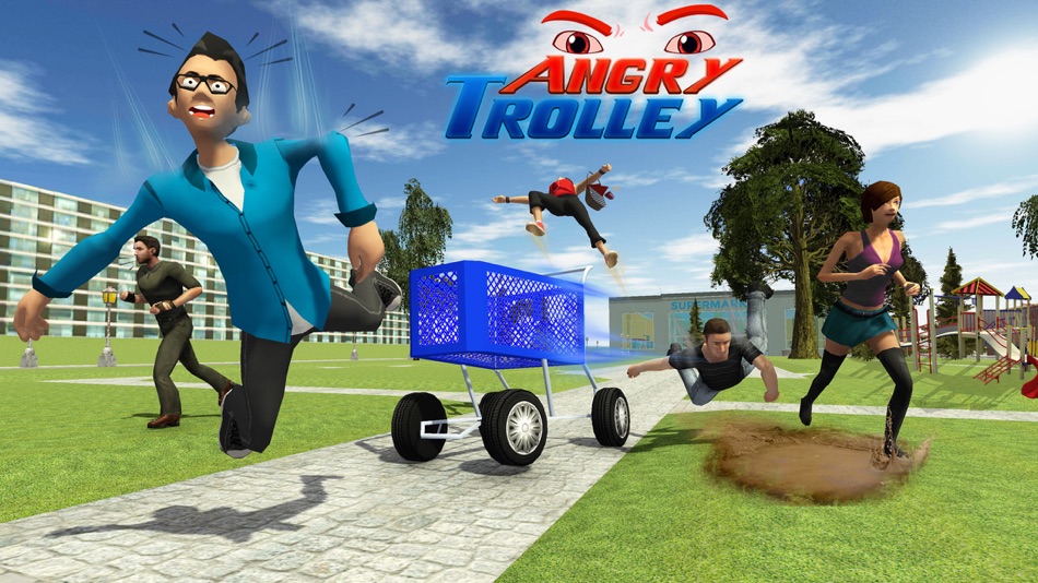 #1. Angry Trolley Simulator (iOS) 由: Muhammad Waqas