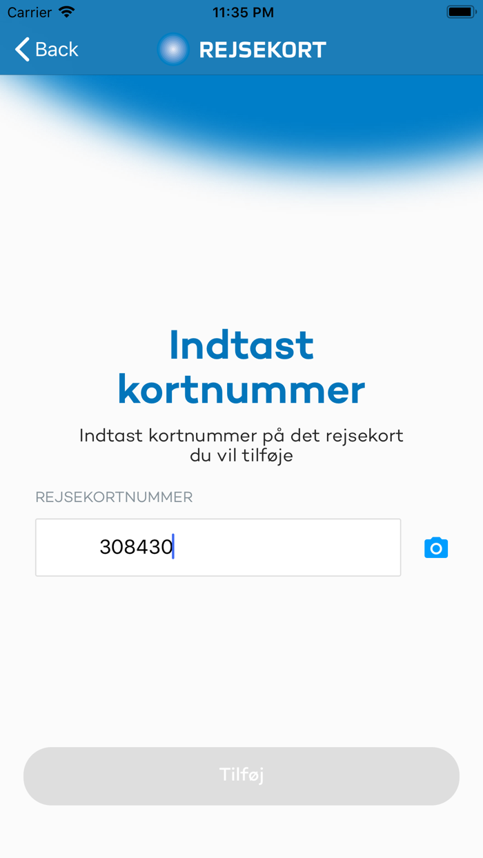Rejsekort status