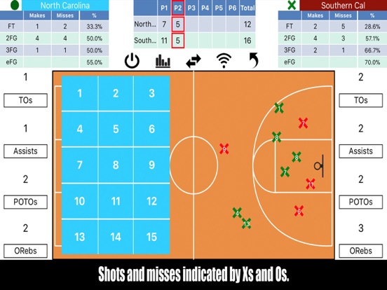 Screenshot #5 pour Tap Shots - Bball Shot Tracker