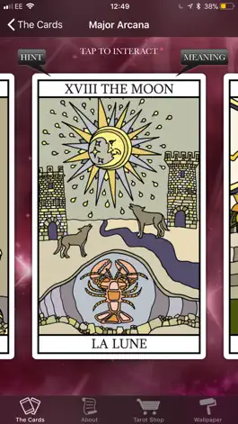 Game screenshot Tarot Card Meanings apk