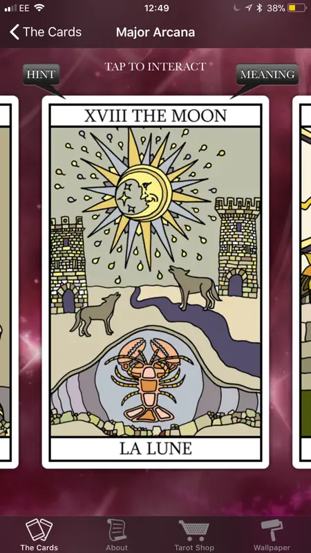 Tarot Card Meanings screenshot 2 of 5