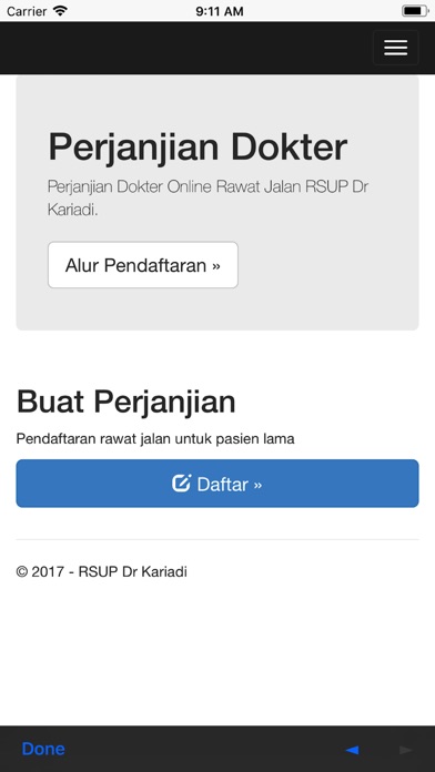 Kariadi Pendaftaran Online screenshot 3