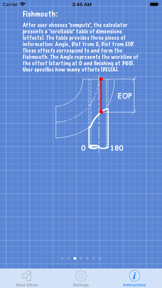 Piping Base Elbow Layout Calc screenshot
