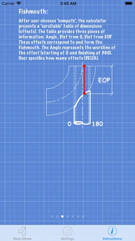 Piping Base Elbow Layout Calc screenshot 6 of 8