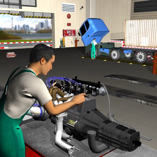 Euro Truck Mechanic Simulator - Engine Repair Shop icon