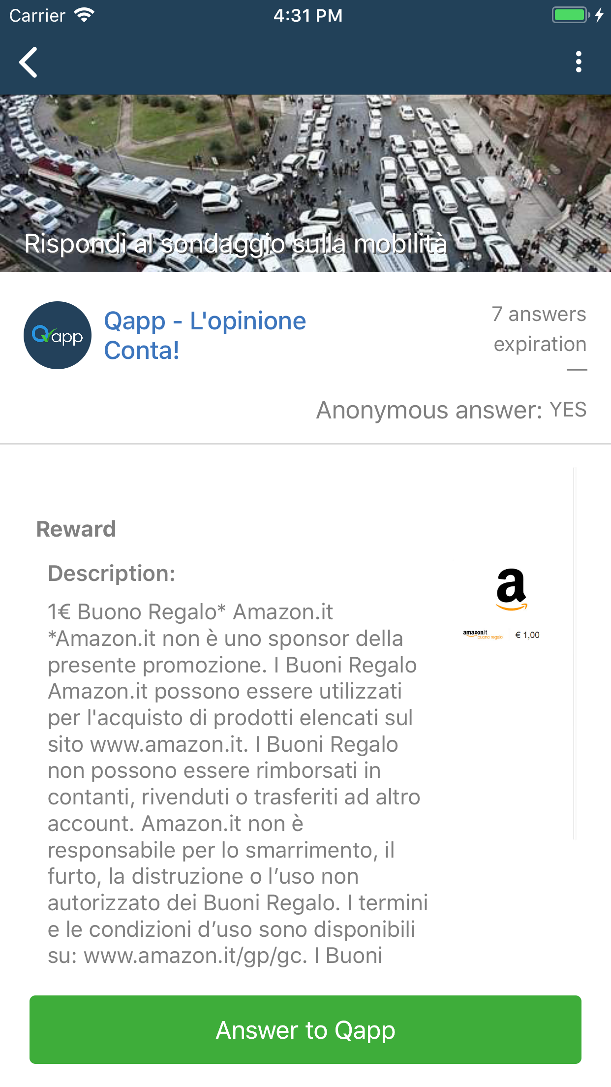 Qapp – Your opinion matters! screenshot 3