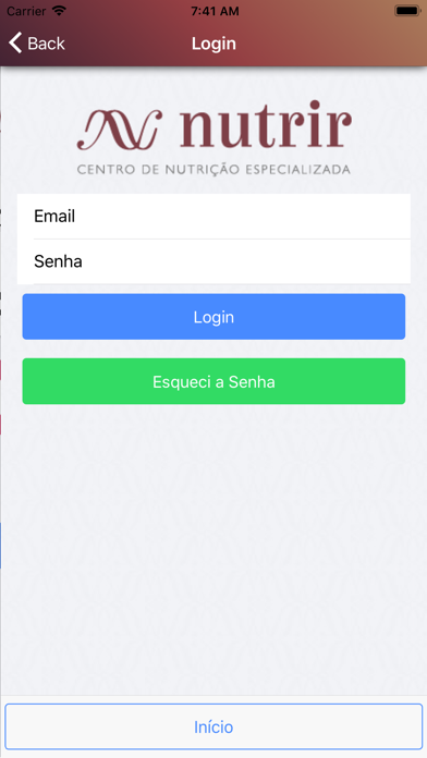 Nutrir - App de Acompanhamento screenshot 2