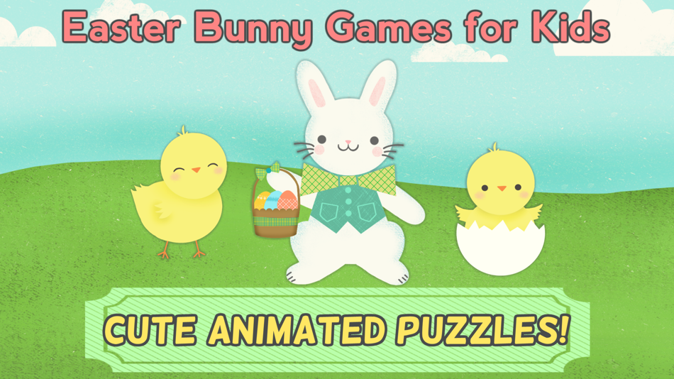 #1. Easter Bunny Games for Kids: Egg Hunt Puzzles (iOS) Podle: Scott Adelman Apps Inc